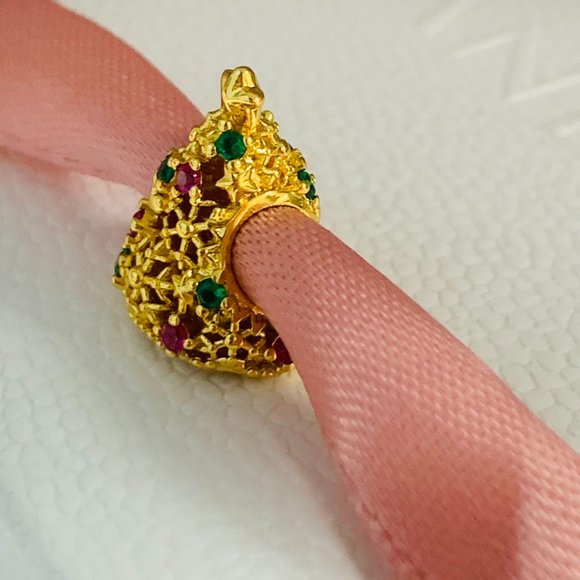 Pandora Glitter Christmas Tree Charm Holidays and Christmas Pendant - Picture 3 of 10